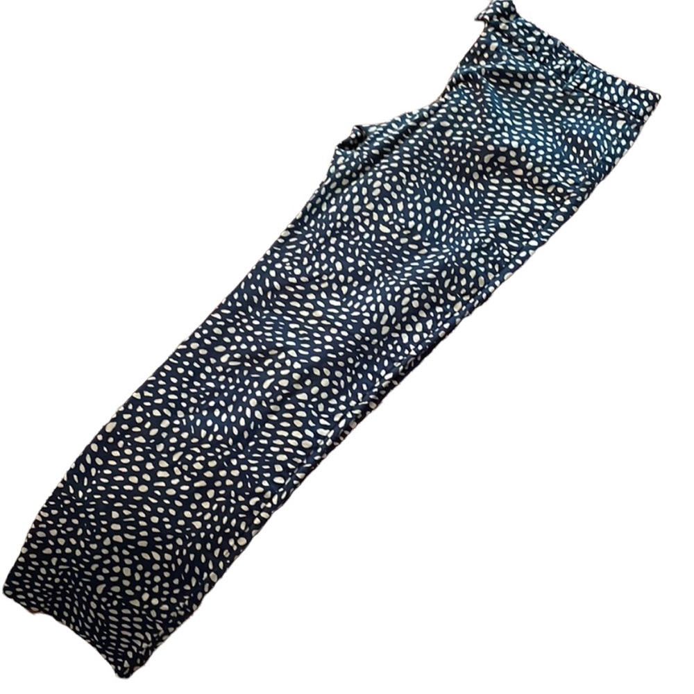 Gap Slim Cropped Animal Print Pants